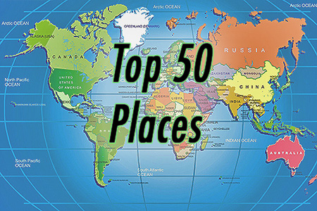 Top 50 Places